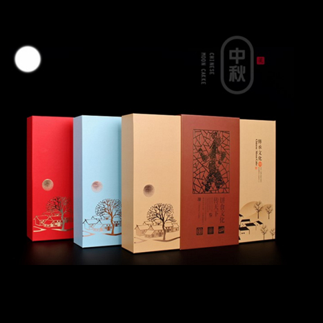 中秋节日礼盒 6粒装 含茶叶礼盒